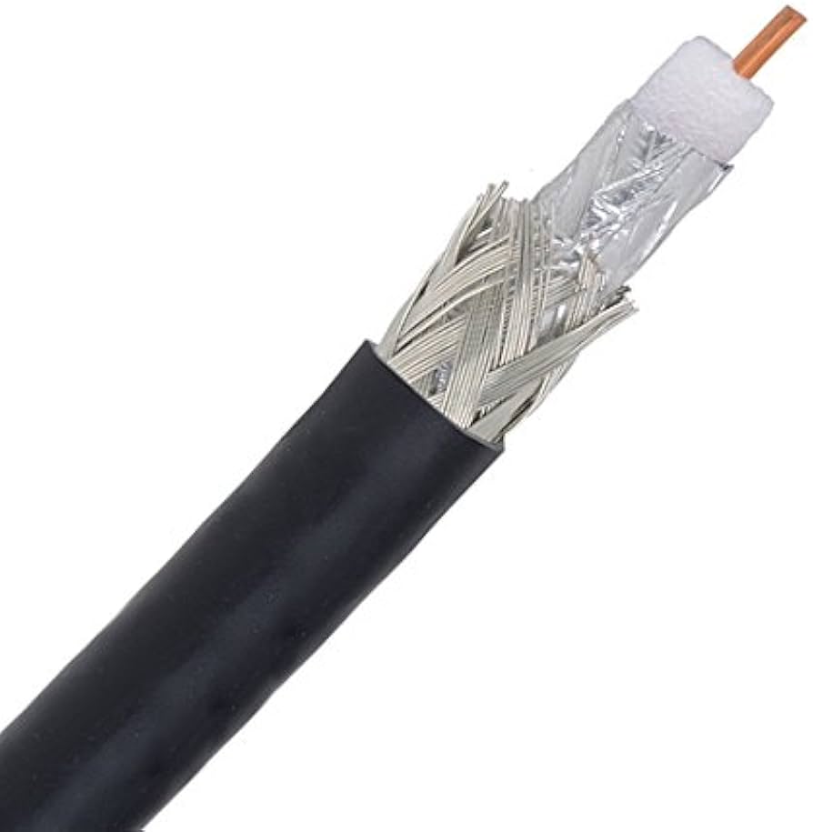 ケーブル　RG6 Cable 100ft Amazon.com: 500' FT RG6 Coaxial Cable 100' FT Rolls Dual Shield